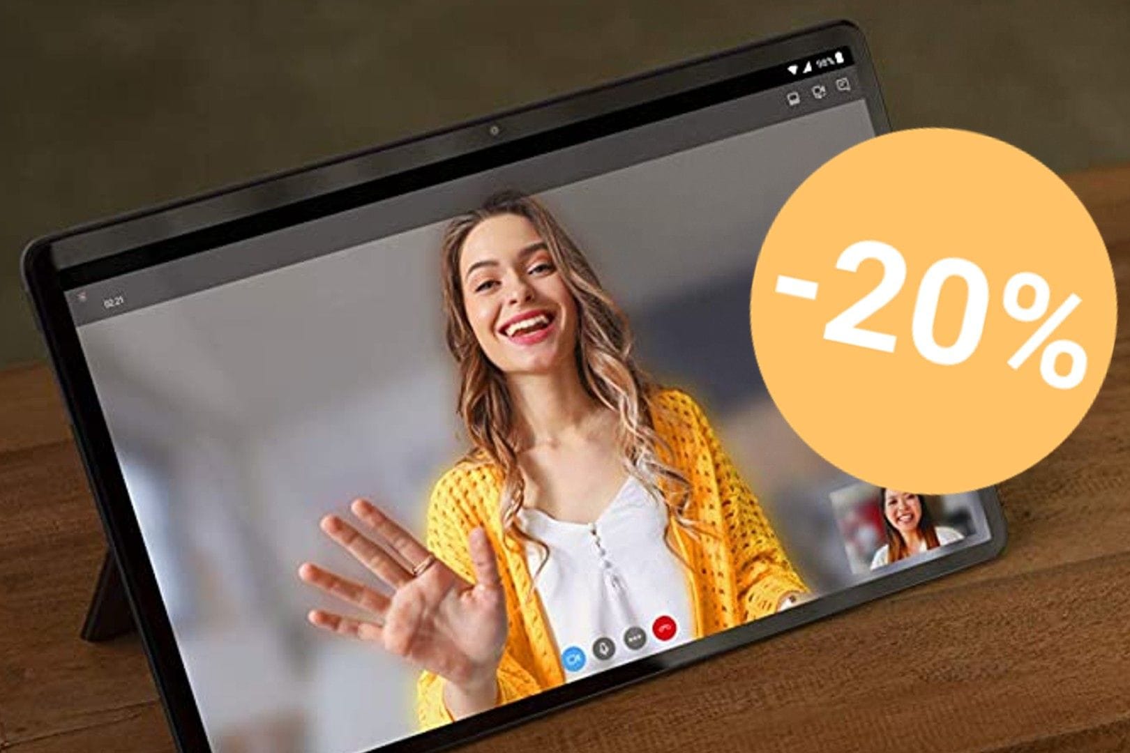 Das Lenovo-Tablet P11 ist mit 11 Zoll Bildschirmdiagonale besonders handlich.