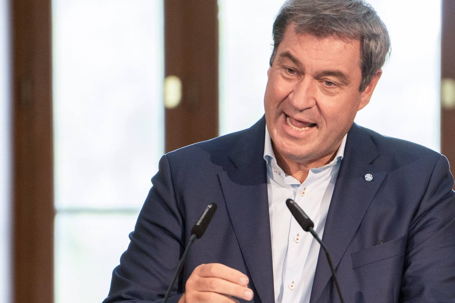 Markus Söder: Der bayrische Ministerpräsident kritisiert die Ampelregierung scharf.