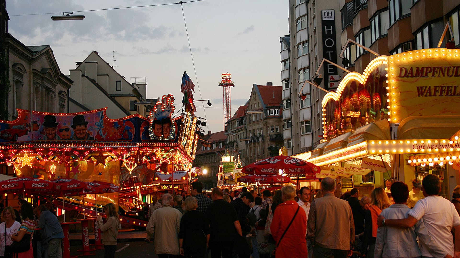 Für die Kirchweih, „Kärwa“ genannt, sperren die Fürther ihre gesamte Innenstadt.