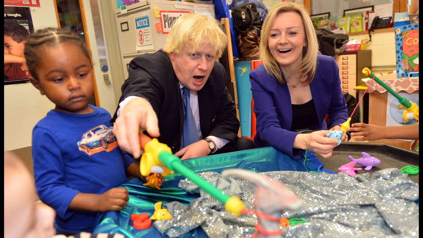 Boris Johnson und Liz Truss: Die Außenministerin hält noch immer zu dem scheidenden Premier.