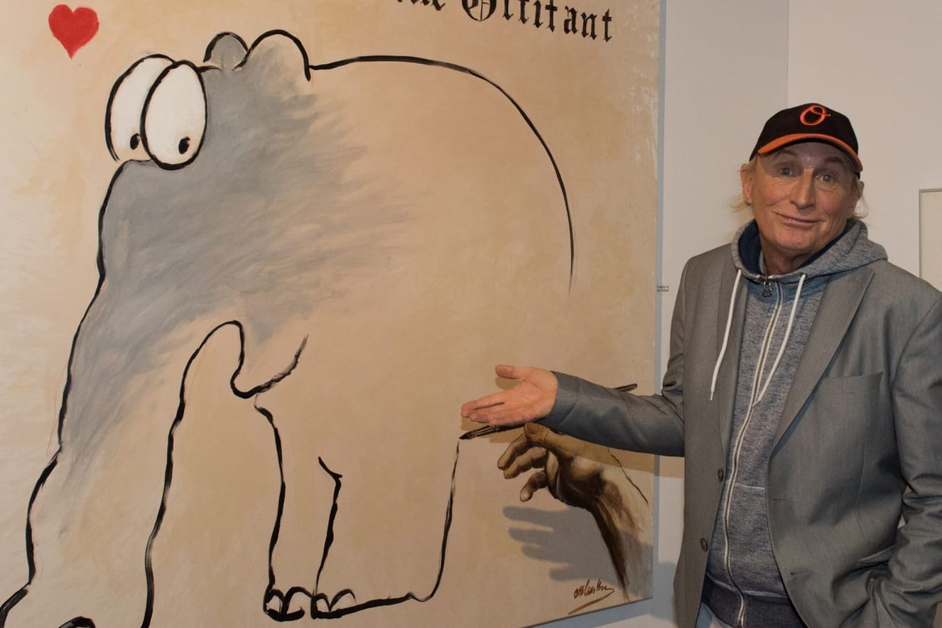 Otto Waalkes mit Ottifant