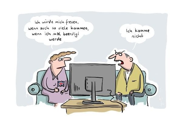 Noch ein allerletztes Wort zur Queen.