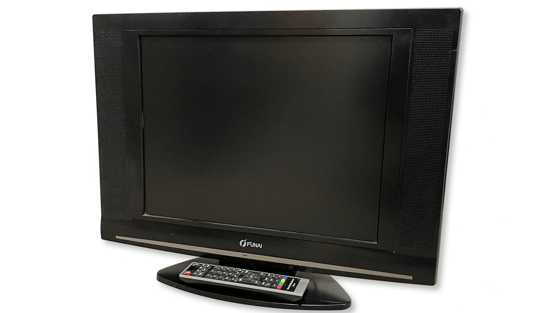 Fernseher abzugeben. Eine passende Fernbedienung gibt es ebenfalls dazu.