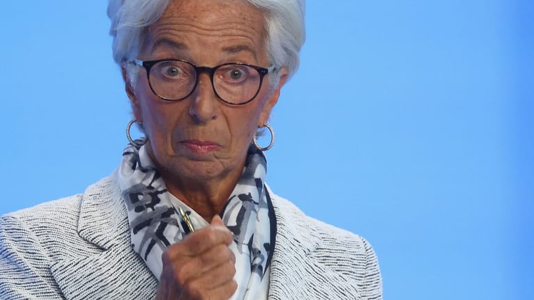 EZB-Präsidentin Christine Lagarde: Die Zinsen steigen so stark wie nie zuvor.