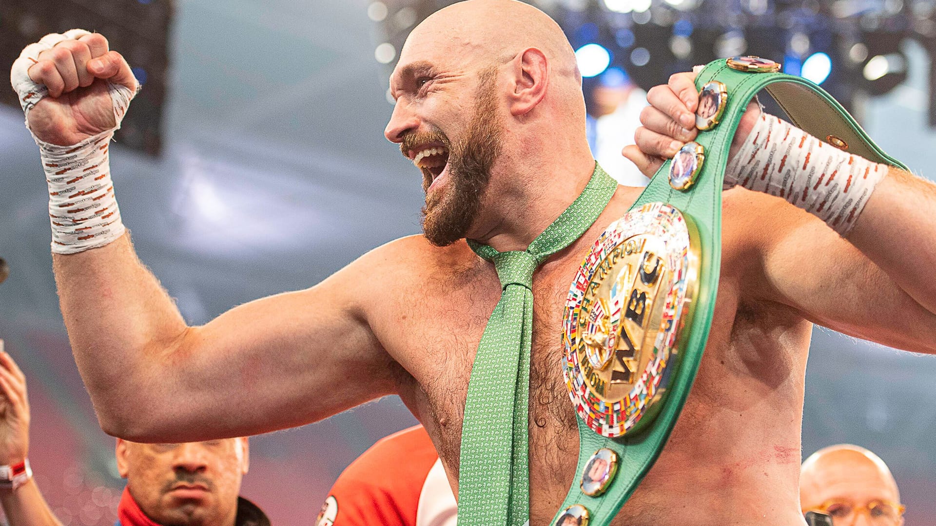 Tyson Fury: Der Schwergewichtsboxer zelebrierte zuletzt seinen Sieg gegen Dillian Whyte.