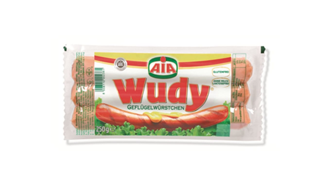 Rückruf: Geflügelwürstchen der Marke WUDY könnten mit Keimen belastet sein.