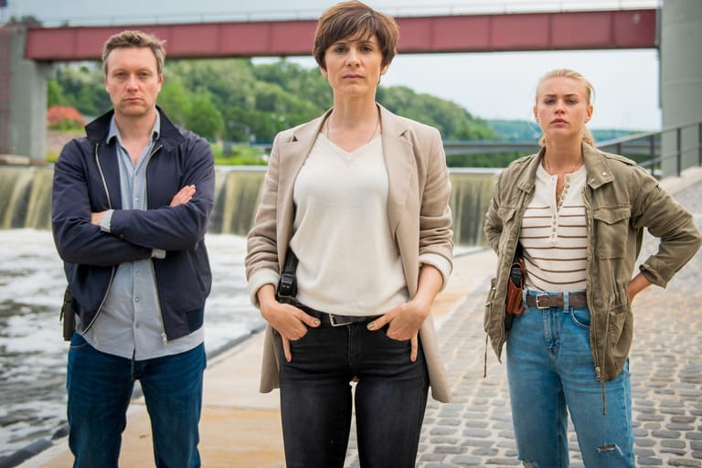 Robin Sondermann, Christina Hecke und Jeanne Goursaud: Sie ermitteln gemeinsam als Freddy Breyer, Judith Mohn und Lisa Krohn im ZDF-Krimi.