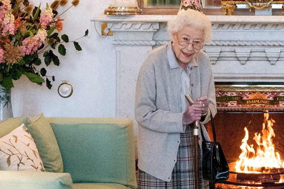 Das letzte offizielle Porträt von Queen Elizabeth II.: Fotografin Jane Barlow erlebte eine gut-gelaunte Monarchin.