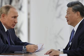 Putin und Xi: Die beiden Regierungschefs wollten ihre Verbindung auf dem Gipfel stärken.