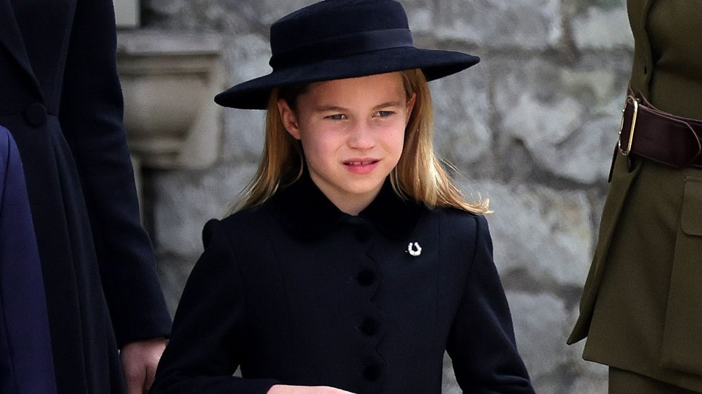 Prinzessin Charlotte bei der Trauerfeier für die Queen