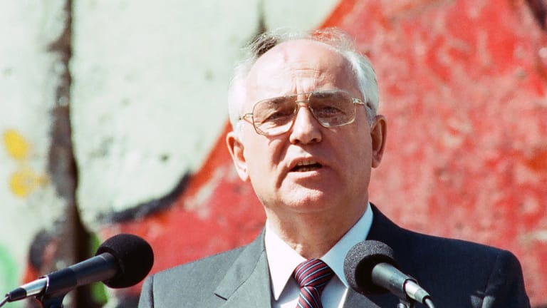 Michail Gorbatschow bei einem Besuch in den USA 1992: Er gilt als Wegbereiter für das Ende des Kalten Krieges.