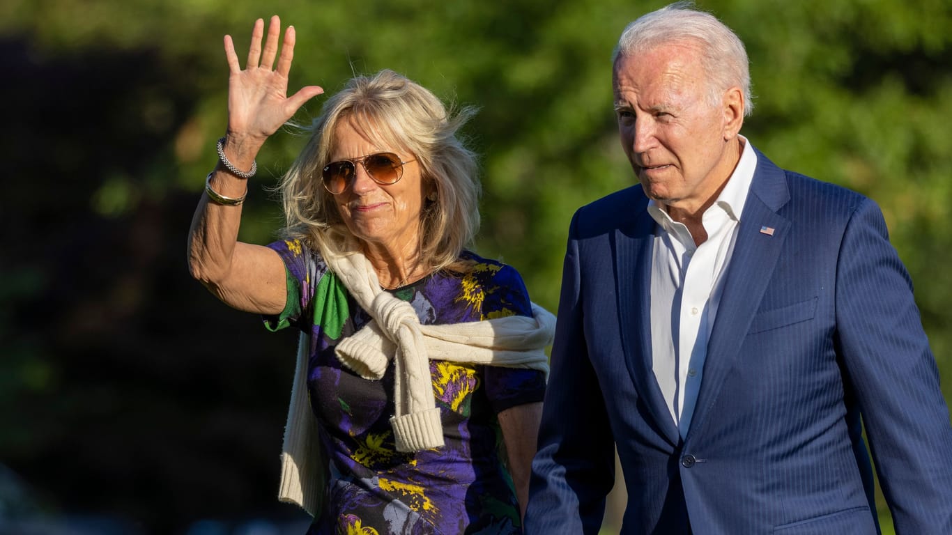 Joe und Jill Biden: Das US-Präsidentenpaar wird zur Queen-Beerdigung kommen.