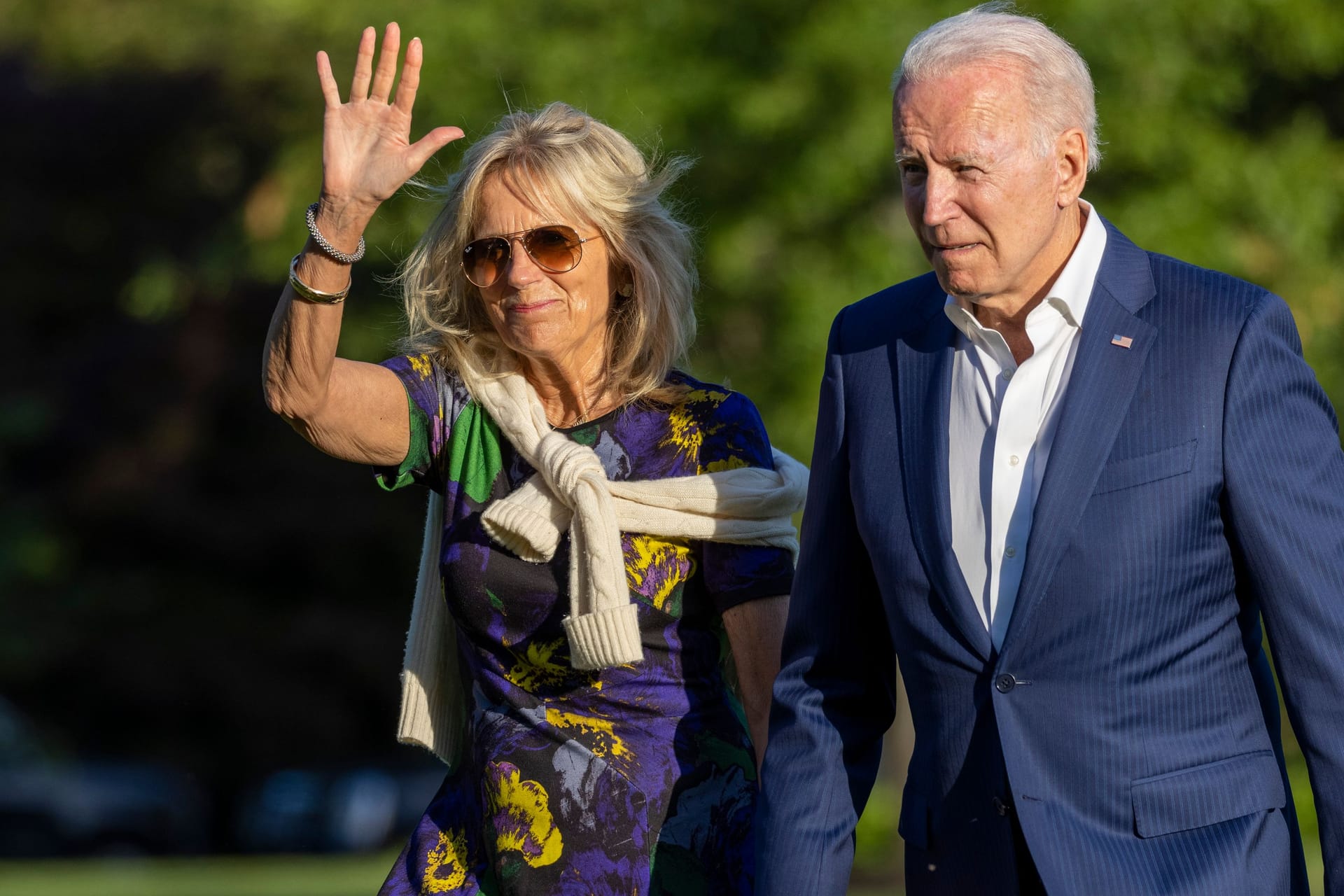 Joe und Jill Biden: Das US-Präsidentenpaar wird zur Queen-Beerdigung kommen.