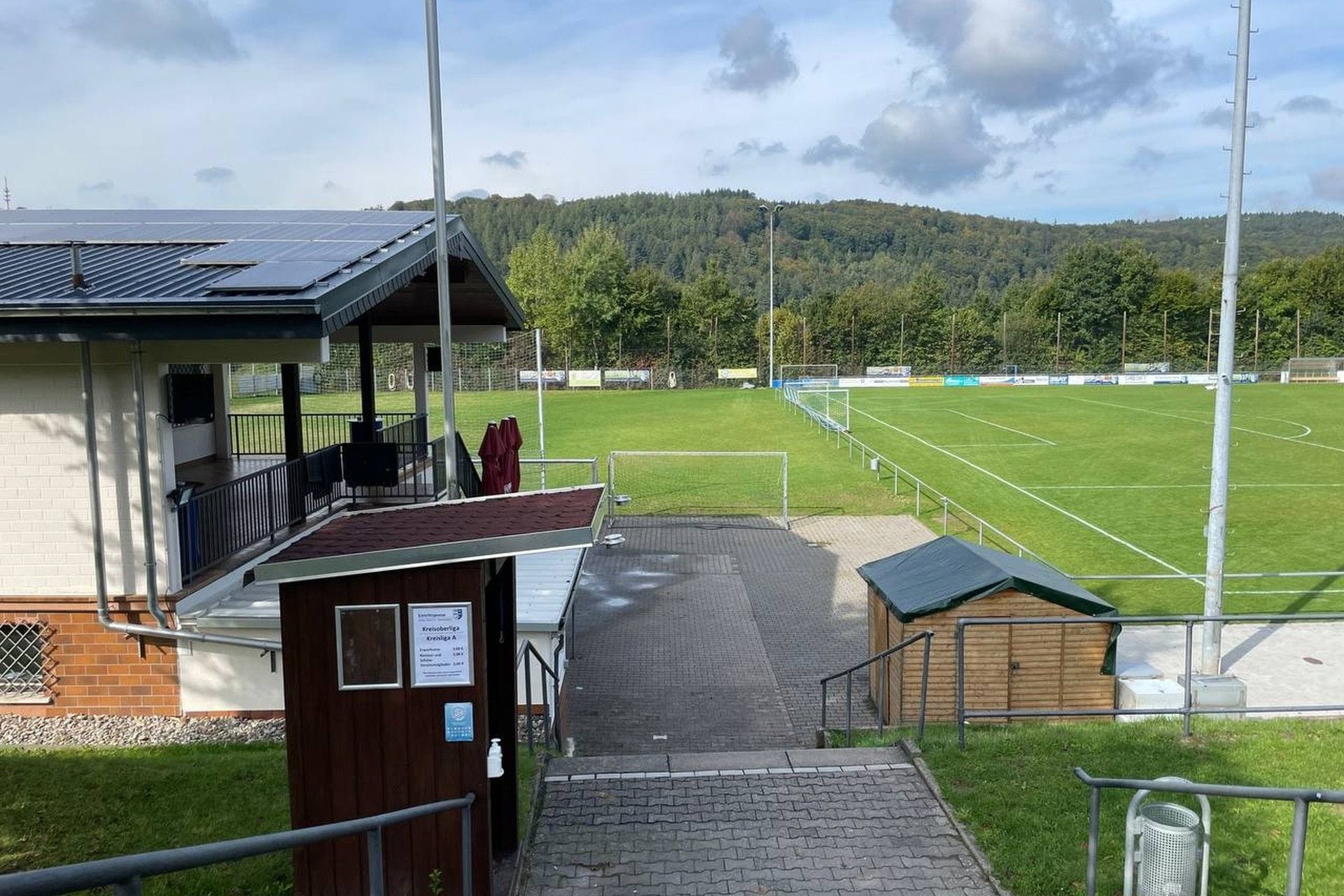 Das Gelände des TSV 07 Höchst: Hier brach das Kind bei dem Training zusammen.