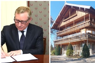 Der russische Multimillionär Ivan Shabalov und seine Villa am Tegernsee (Archivbilder): Der zweite superreiche Russe in Bayern ist deutlich schwerer zu greifen als Alischer Usmanow.