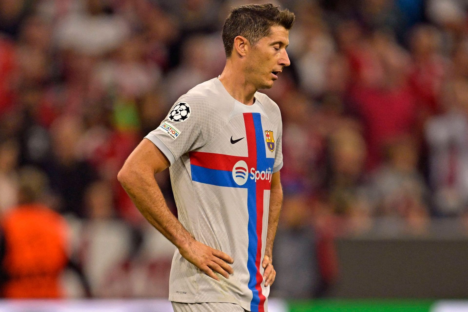 Robert Lewandowski: Der Stürmer blieb bei den Bayern torlos.