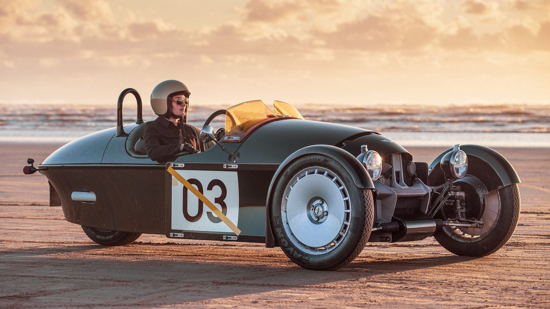 Morgan Super 3: Mit drei Rädern unterwegs.