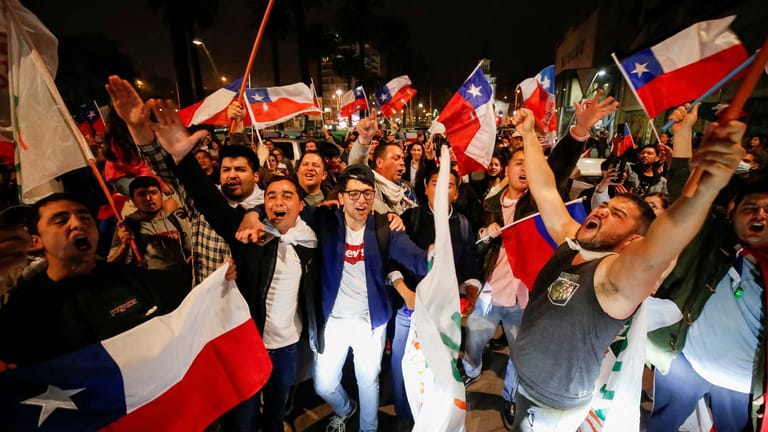 Proteste in Chile: Die Bevölkerung lehnt die neue Verfassung ab.