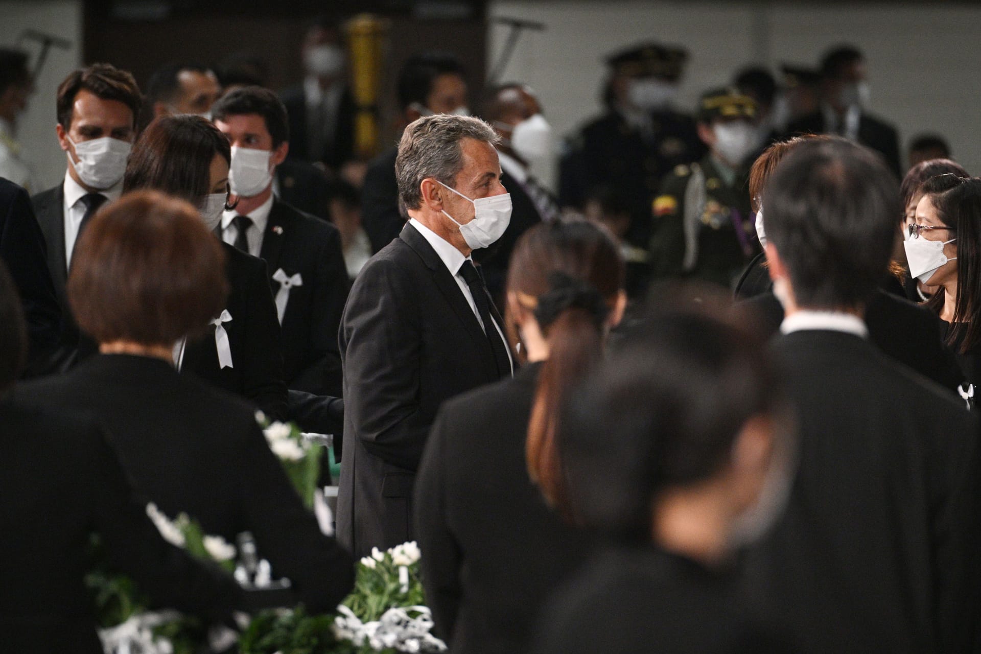 Nicolas Sarkozy: Auch der frühere französische Präsident zählte zu den Trauergästen. Nicolas Sarkozy: Auch der frühere französische Präsident zählte zu den Trauergästen.