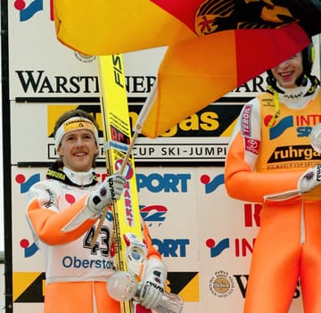 Vierschanzentournee 1995/1996: Viermal konnte Jens Weißflog den Wettbewerb gewinnen.