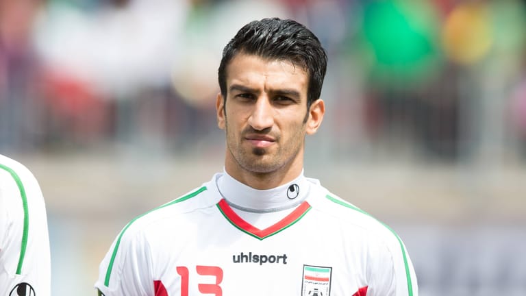 Hossein Mahini bei einem Länderspiel des Iran im Jahr 2014.