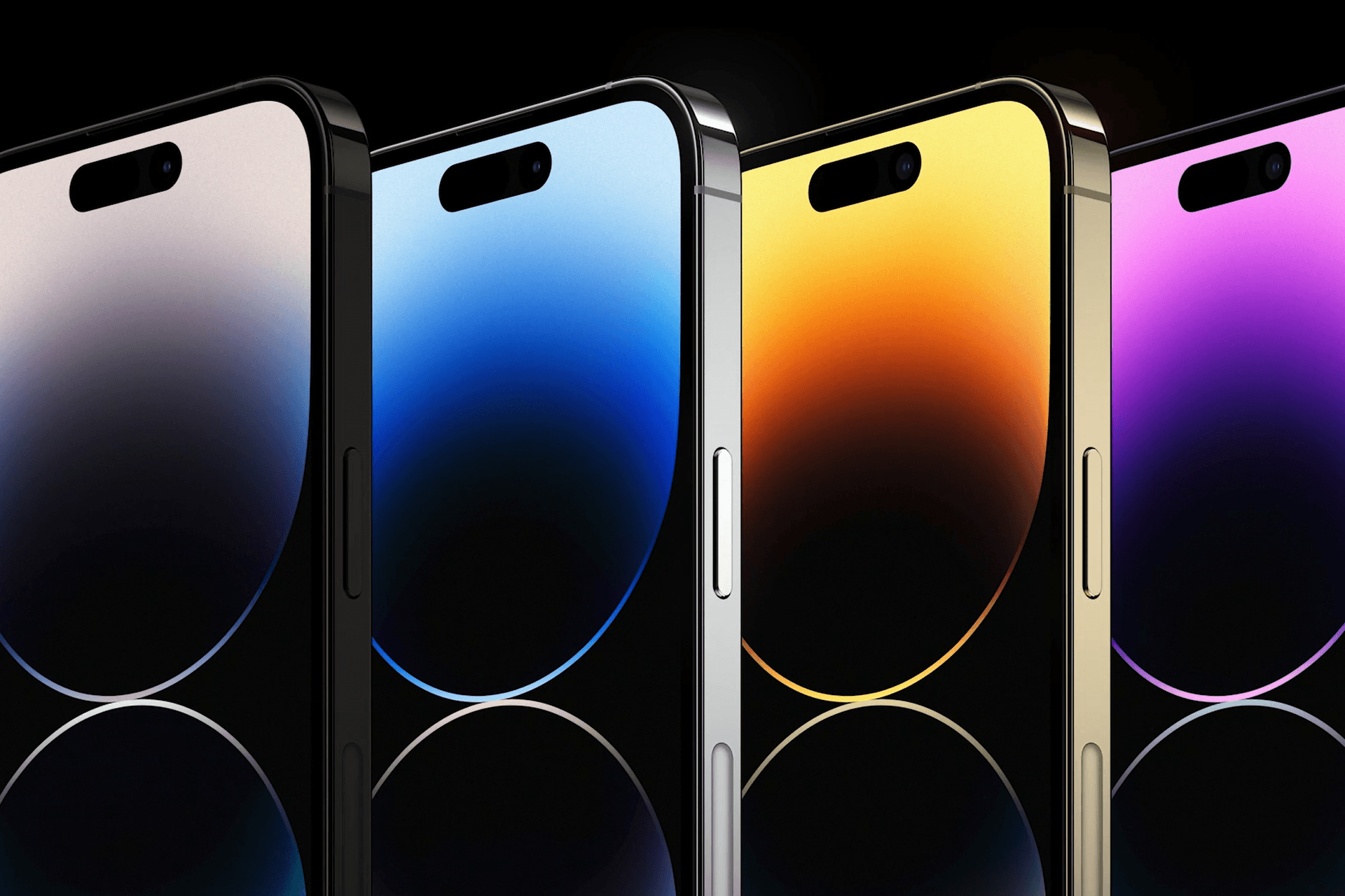 Das iPhone 14 Pro besitzt erstmals eine kleine Notch als die Vorgänger.