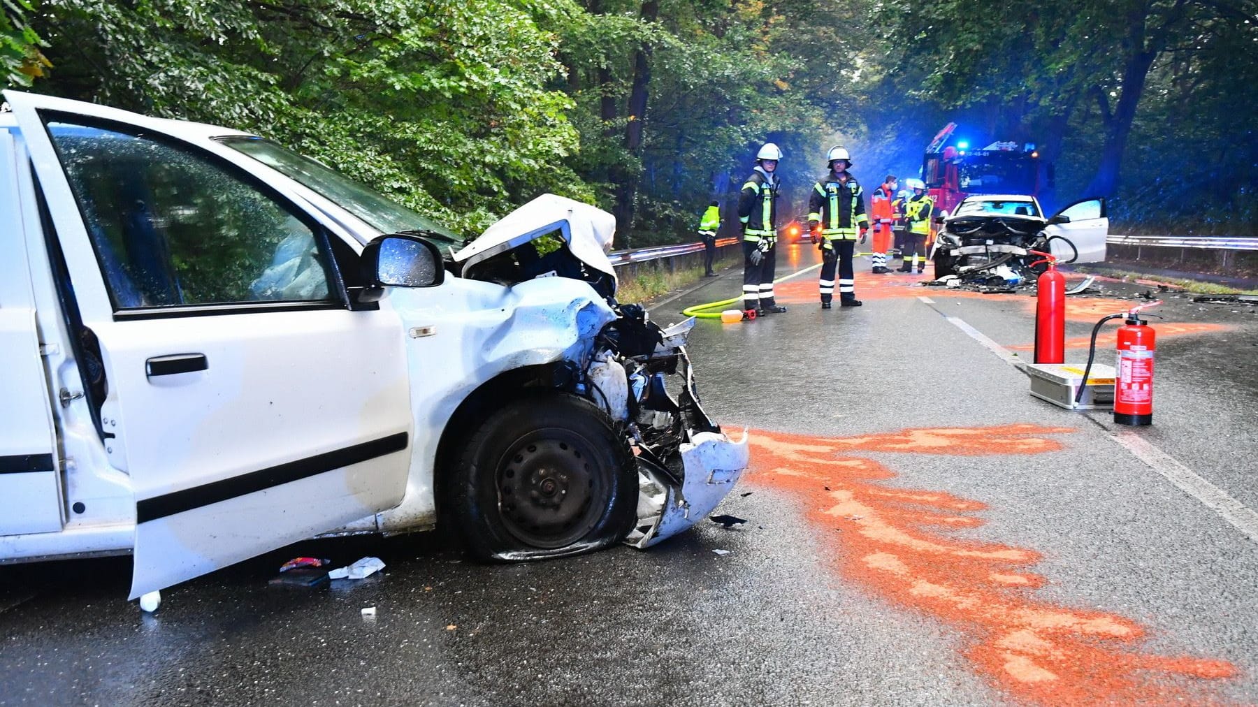 Fahrerin Schläft Ein: Frontalcrash Nahe Hamburg