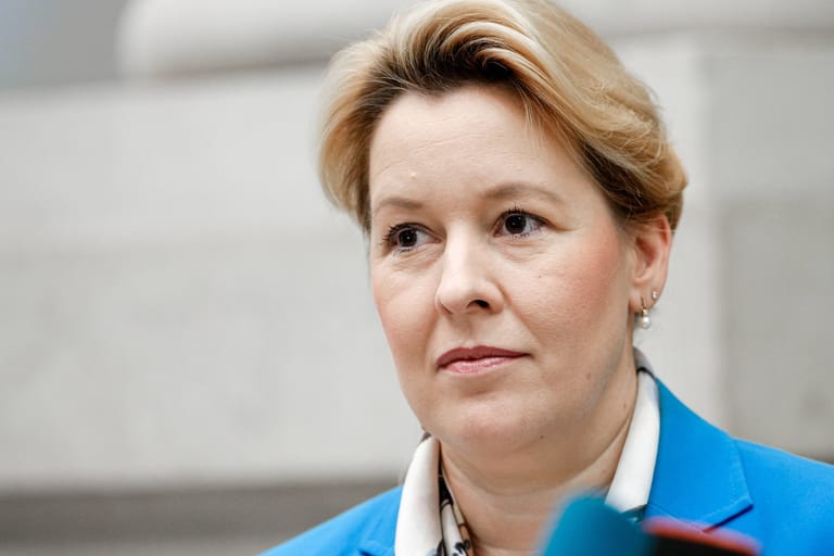 Franziska Giffey (Archivbild): Die SPD-Politikerin forderte bei "Markus Lanz" von der Bundesregierung, dass die Schuldenbremse ausgesetzt wird.