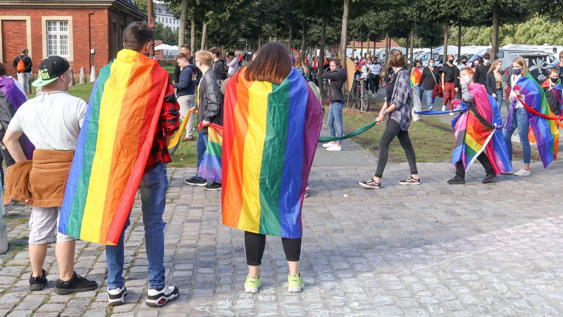 CSD in Münster: Bei der Versammlung am Wochenende war dem 25-Jährigen ins Gesicht geschlagen worden.