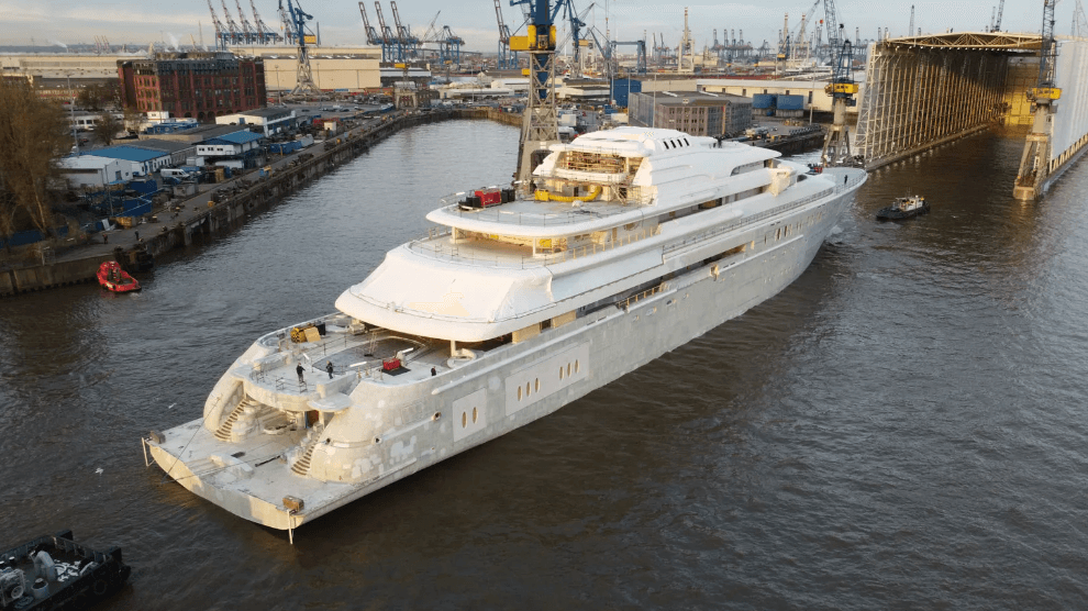 146 Meter lang, rund 500 Millionen Euro teuer: Die Luxusyacht "Opera" soll 2023 komplett fertig sein.