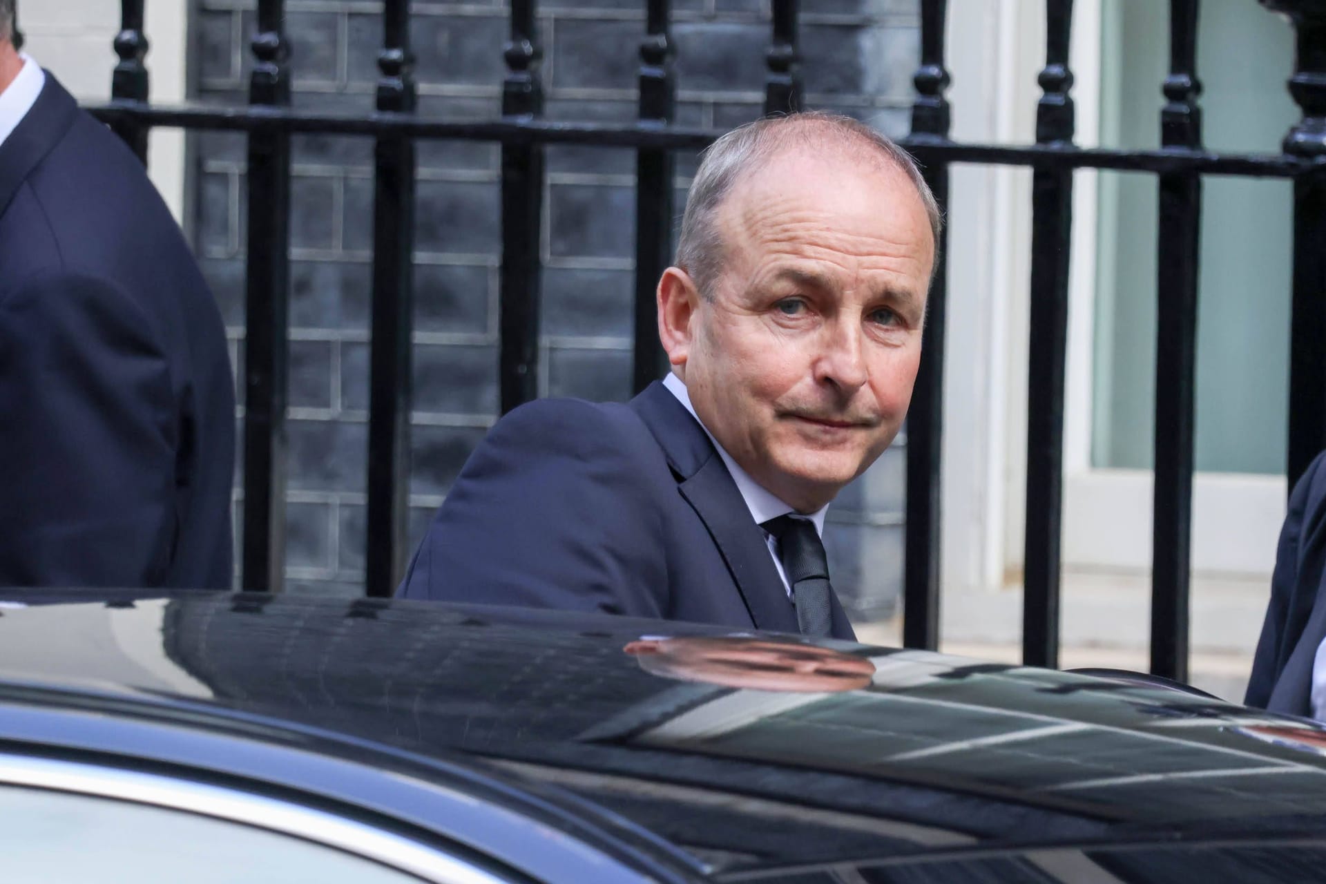 Micheal Martin: Der irische Premier ließ den Inhalt der Gespräche in der Downing Street unkommentiert.