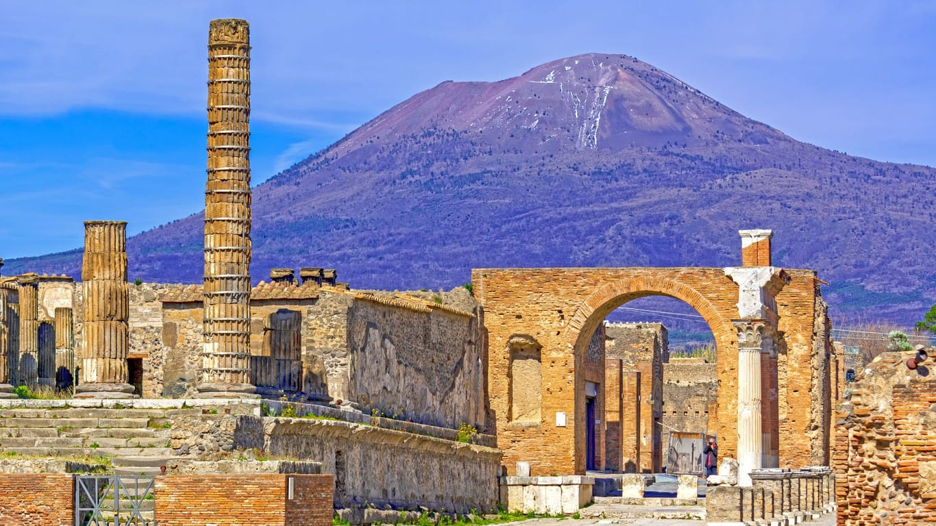Vesuv und Pompeji: Die Stadt machte den Vulkan weltberühmt.