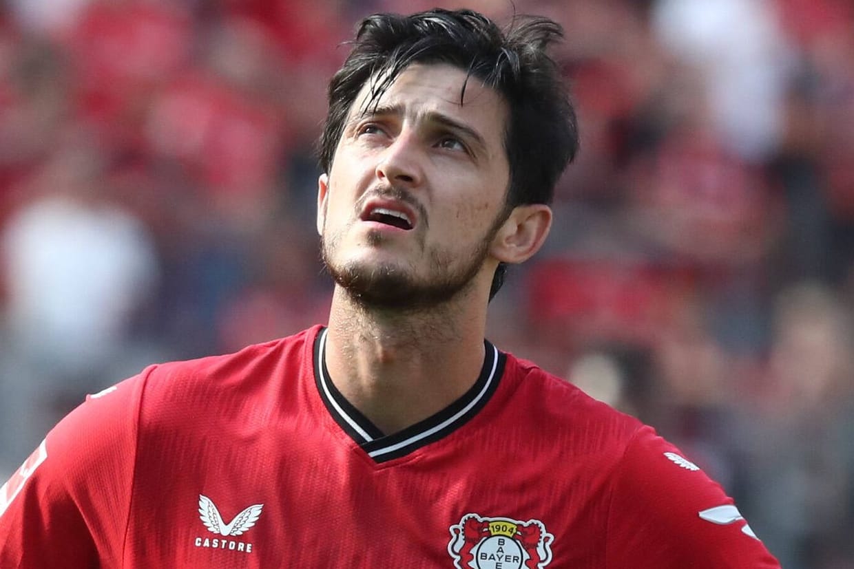 Sardar Azmoun im Trikot von Bayer Leverkusen: Der Iraner spielt seit Januar für die Werkself.