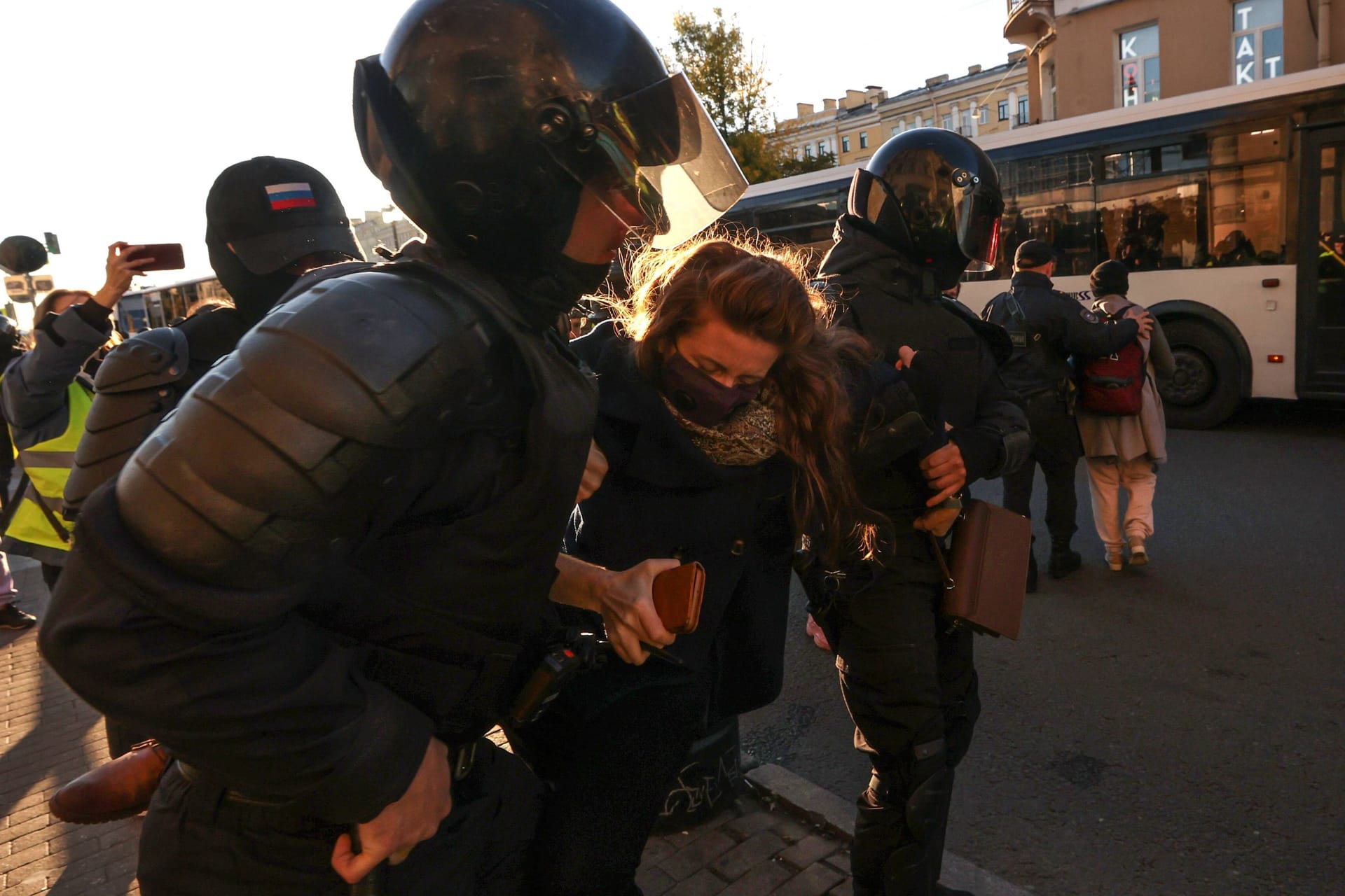 Proteste in Russland: Auch in St. Petersburg wächst in der Bevölkerung der Unmut gegenüber dem Kreml.