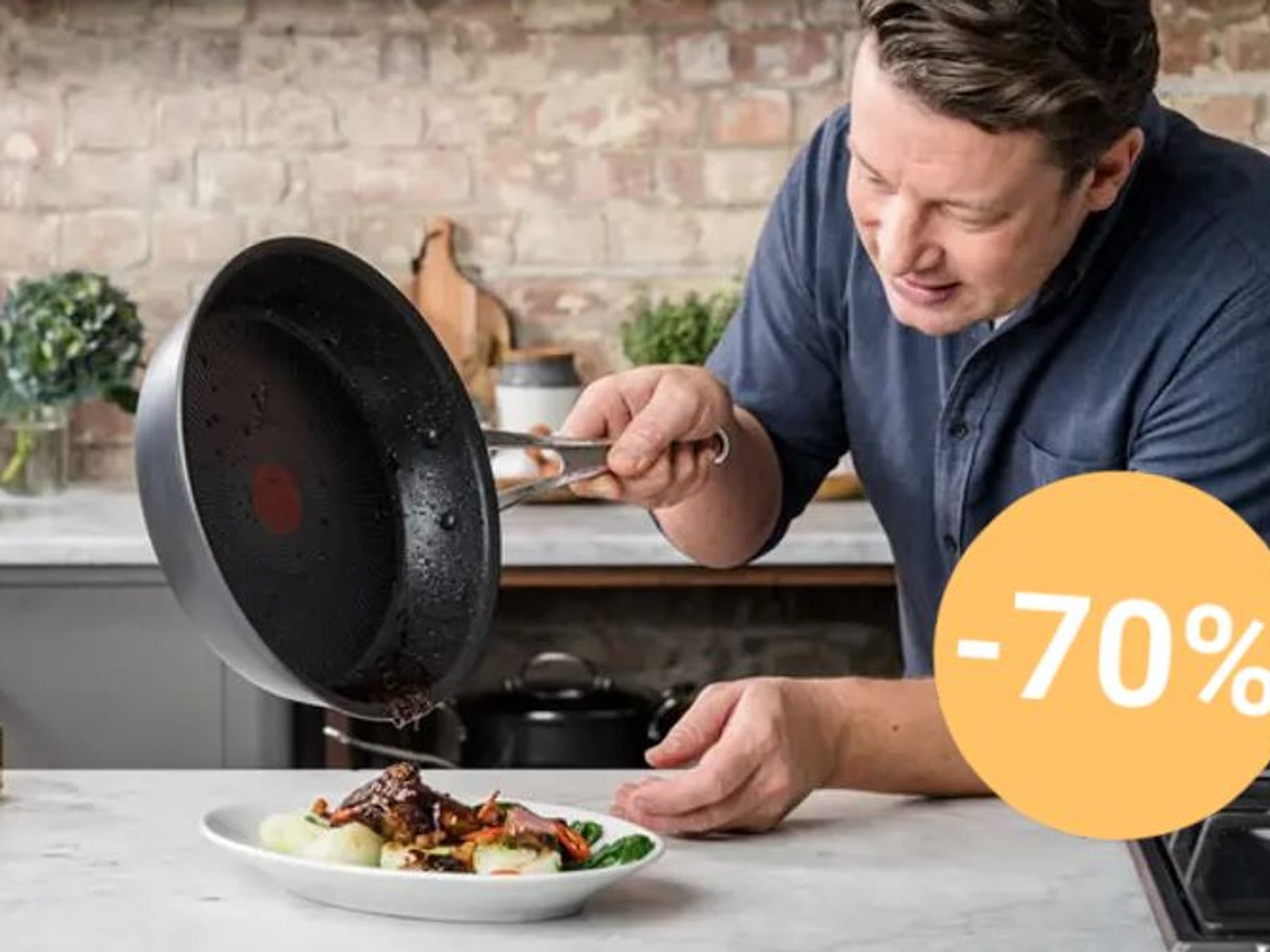 Tefal-Schmorpfanne von Jamie Oliver radikal reduziert im Lidl-Angebot
