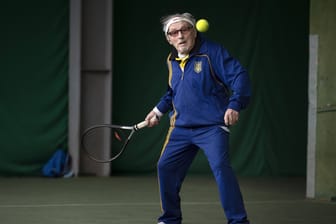 Leonid Stanislavskyi (Archivbild): Der Ukrainer ist der älteste aktive Tennisspieler.
