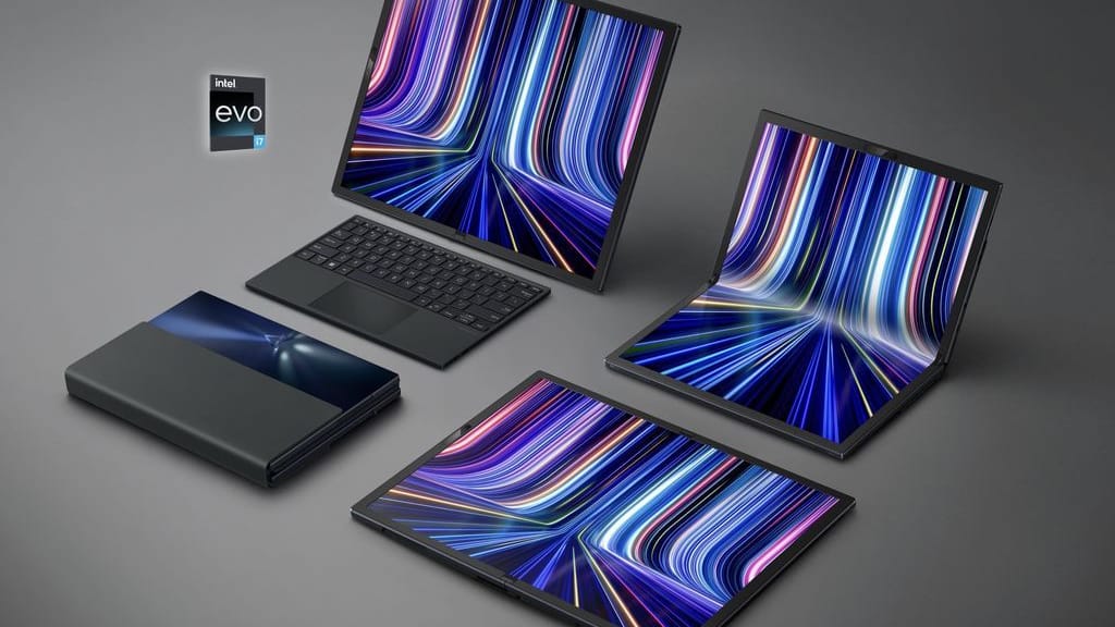 Das "Asus Zenbook 17 Fold OLED"