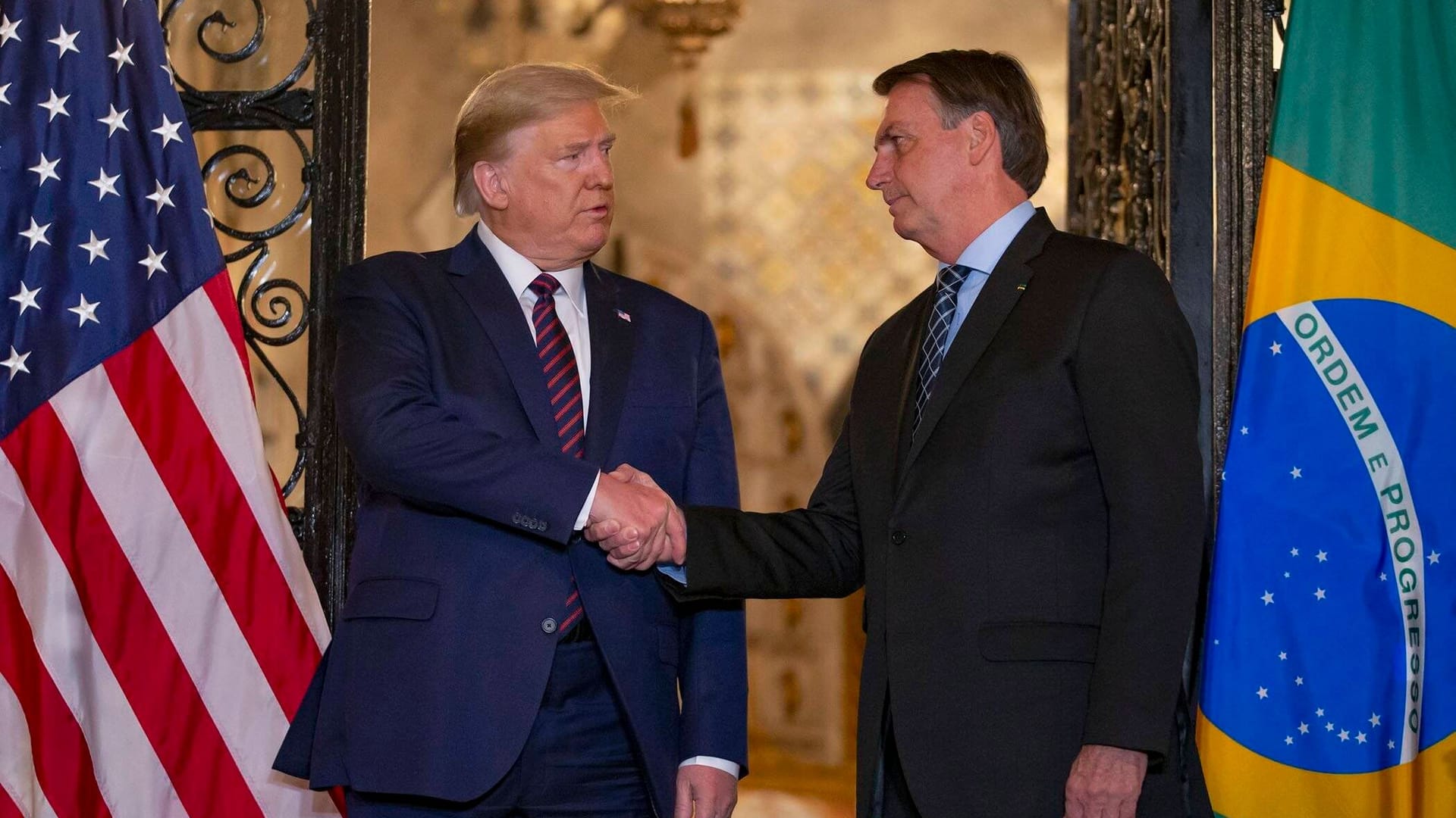 Donald Trump und Jair Bolsonaro: Der basilianische Präsident ist bei Trump ein gern gesehener Gast.