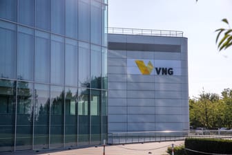 Hauptsitz des europaweit tätigen Gasversorgers VNG AG in Leipzig Schönefeld (Archivbild): Das Unternehmen gehört mehrheitlich der EnBW Energie Baden-Württemberg.