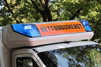 Blaulicht auf einem Rettungswagen (Symbolbild): Ein Mann belästigte eine Rettungssanitäterin sexuell.