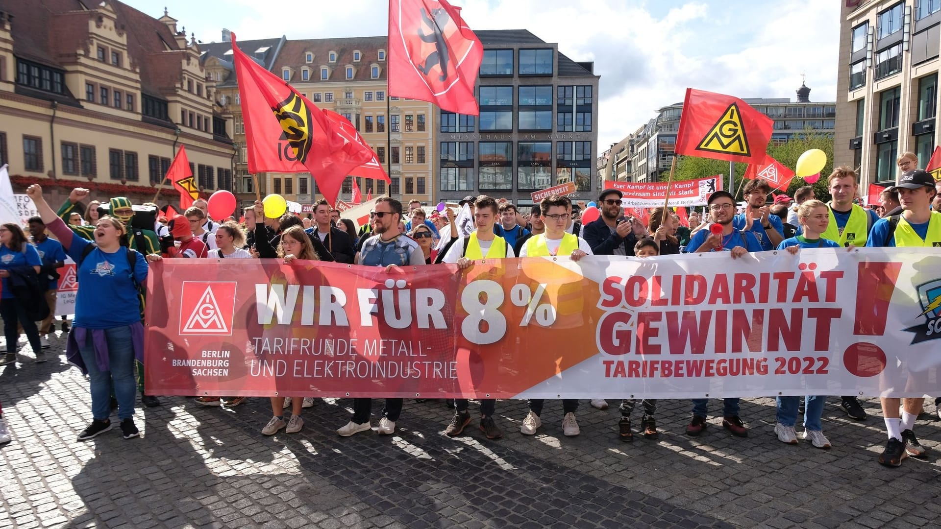 Kundgebung der IG Metall Kundgebung der IG Metall