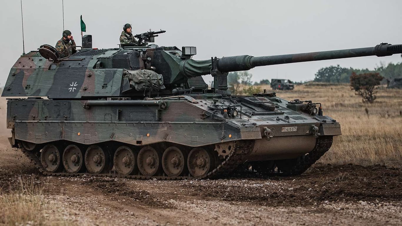 Panzerhaubitze 2000 der Bundeswehr: Insgesamt 15 Geräte lieferte die Bundesregierung der Ukraine.