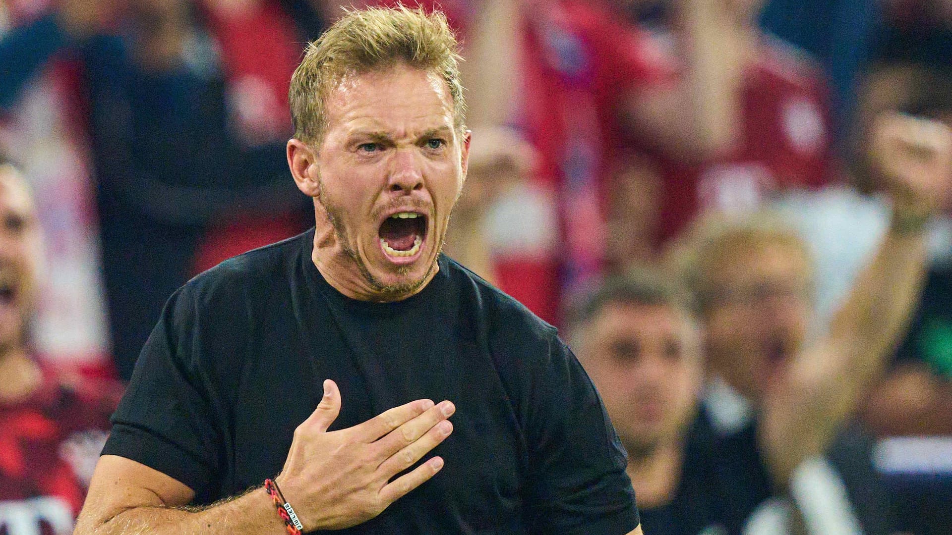 Julian Nagelsmann: Der Trainer des FC Bayern und sein Team konnten den FC Barcelona in der zweiten Halbzeit knacken.