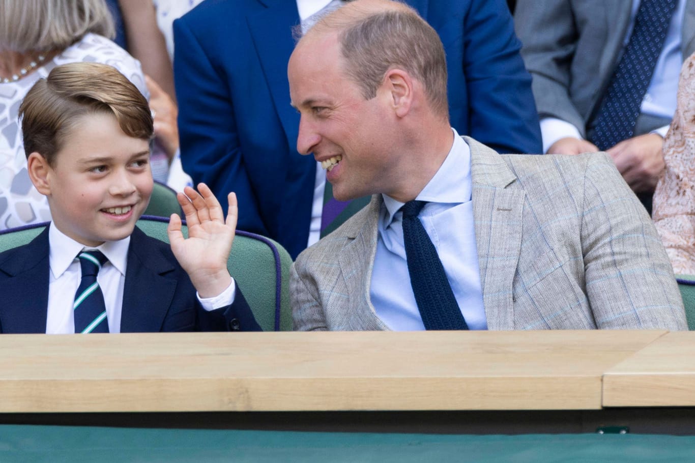 Prinz George und Prinz William: Nach seinem Vater ist der Neunjährige der nächste in der Thronfolge.