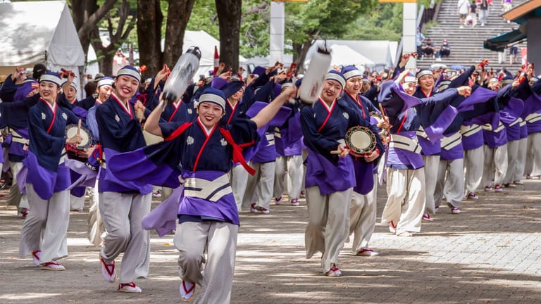 Festival in Tokio (Archivbild): Die japanische Gesellschaft gilt als überaltert.