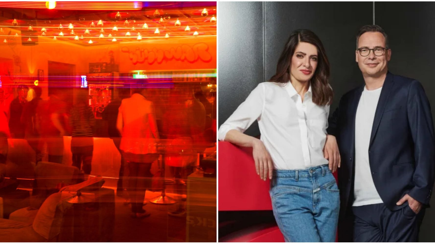 Berliner Nachtclub und Prosieben-Moderatoren: Ein TV-Team hat Berliner Party-Gäste unwissentlich in ein Experiment verwickelt. Berliner Nachtclub und Prosieben-Moderatoren: Ein TV-Team hat Berliner Party-Gäste unwissentlich in ein Experiment verwickelt.