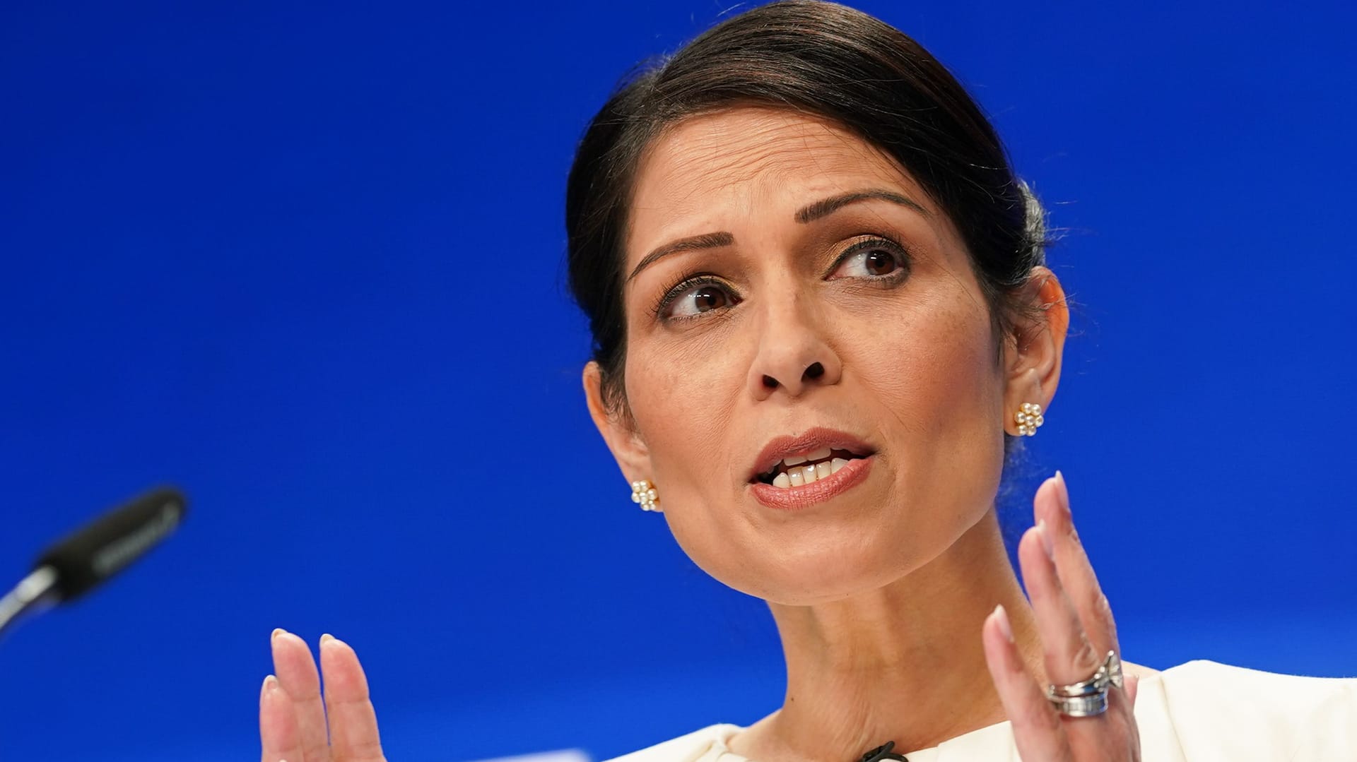 Priti Patel: Sie galt als Hardlinerin im Kabinett von Boris Johnson.