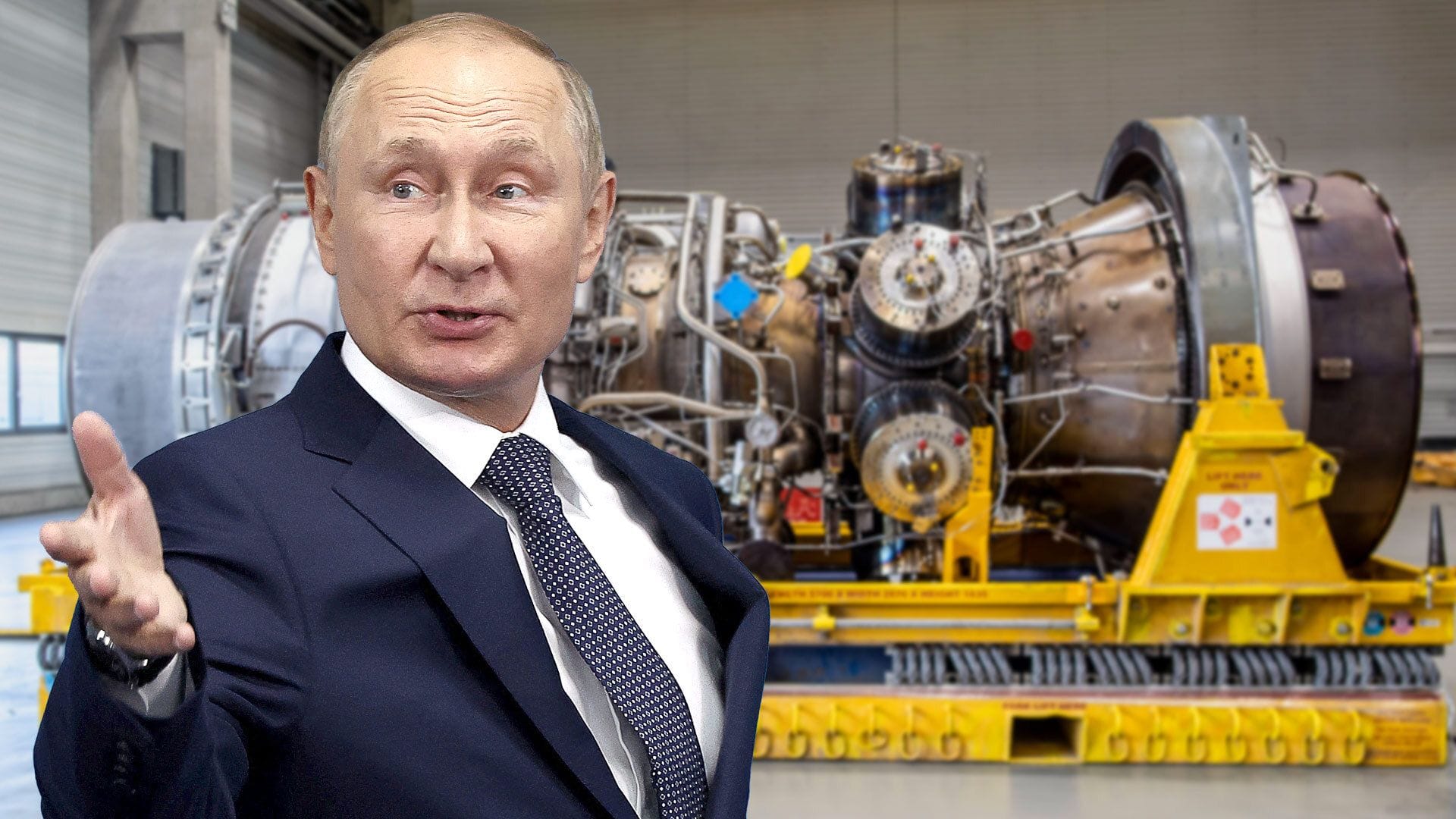 Putin und die Technik: Der russische Präsident liefert haarsträubende Erklärungen, warum Gas nicht fließt.