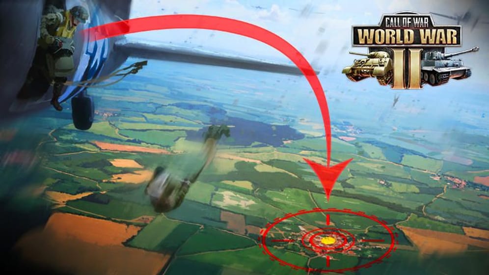 Call of War: Fallschirm Target (Quelle: Bytro)