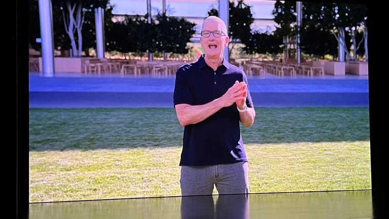 Tim Cook im Apple-Event-Video